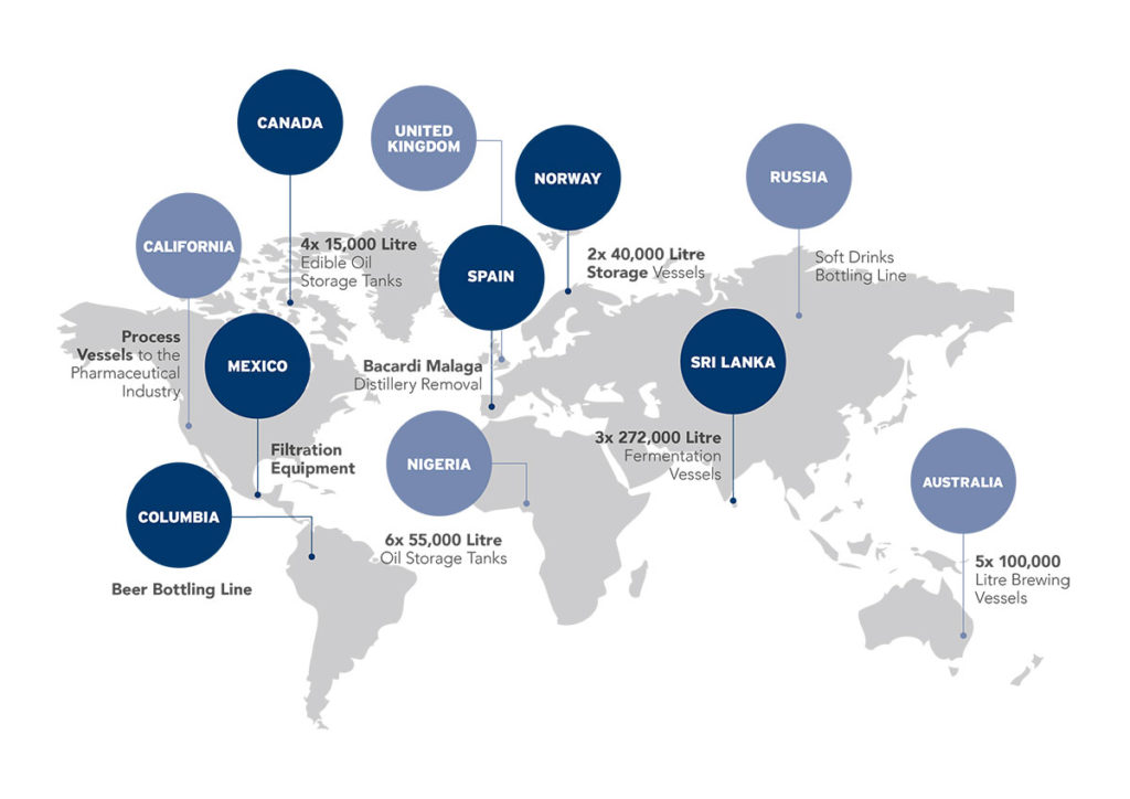 tanks and vessels international sales map