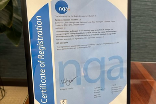 TVI Secures ISO 9001 Accreditation